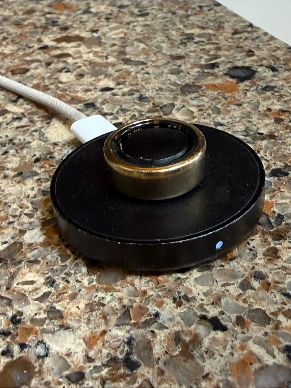 Oura Ring Gen3 Smart Ring - Polished Gold Exterior